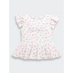 Tiny Girl Girls Floral Printed Peplum Tops-picture-28