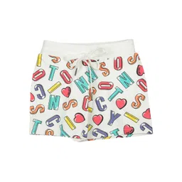 Tiny Girl Girls Off White Conversational Printed Shorts-picture-48