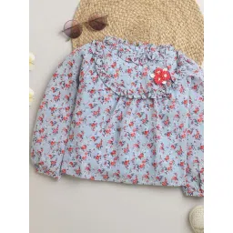 Tiny Girl Gray Printed Top-picture-37