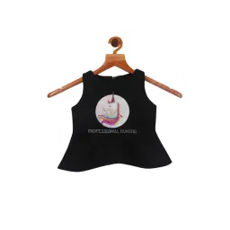 Tiny Girl Kids Black Printed Top-image-26