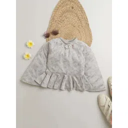 Tiny Girl Kids Grey Printed Full Sleeves Top-picture-24
