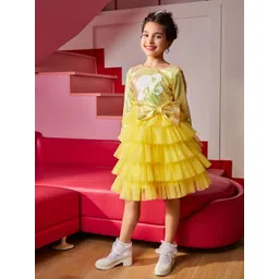 Tiny Girl Layered Fit & Flare Dress-picture-32