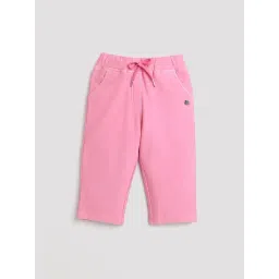Tiny Girl Pink Solid Capri-picture-32