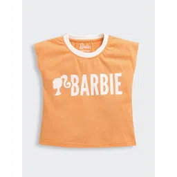Tiny Girl Typography Printed Fitted Cotton Crop Top-picture-29