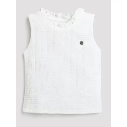 Tiny Girl White Solid Top-picture-12