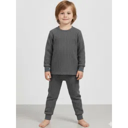 TINY HANDS Kids Cotton Round Neck Thermal Set-picture-30