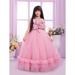 Tiny Kingdom Girls Corsage Tulle Gown Maxi Dress-picture-20