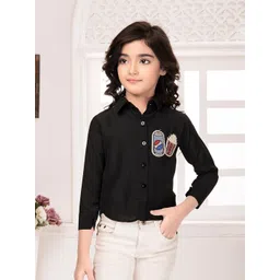 Tiny Kingdom Girls Embroidered Shirt Style Top-picture-18
