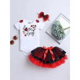 TINY MINY ME Girls Embellished Top with Skirt-picture-27