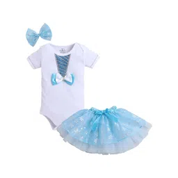 TINY MINY ME Girls Embellished Top with Skirt-picture-13