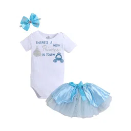 TINY MINY ME Girls Embellished Top with Skirt-picture-14