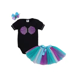 TINY MINY ME Girls Embellished Top with Skirt-picture-15