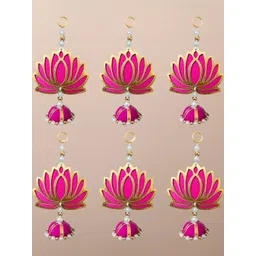 Tiny Shiny Decorative Lotus Wall Hangings-picture-39