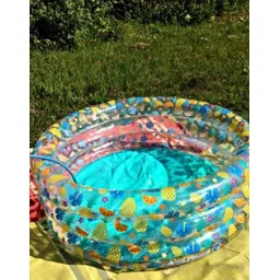 Sea Life 3 Ring Transoapernt Pool Kids Inflatable Tub Swimming Pool Inflatable Swimming Pool-image-9