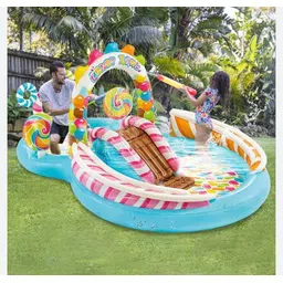 tiny tales 57149NP Candy (IND*32) Zone Play Centre With Pump Inflatable Swimming Pool-picture-24