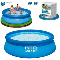 tiny tales Easy (IND*22) Set 2400 Litres Water Capacity Family Swimming Pool With Free Pump Inflatable Swimming Pool-picture-33