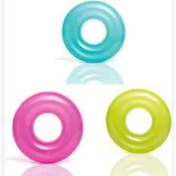 tiny tales Lovely Transparent Swim Rings 59260 Inflatable (IND*8509) Pool Inflatable Swimming Safety Tube-picture-29