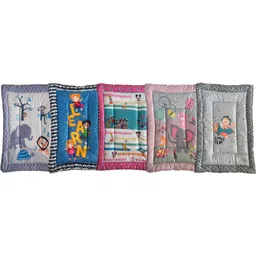 tiny tycoon New Born Baby Bed Mattress |Godari | Sleeping |Cradle Bed | Crib Sheet set of 5-picture-26