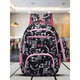 Tinytot Kids Unisex Geometric Backpack-picture-28