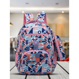 Tinytot Kids Unisex Geometric Printed Backpack-picture-22