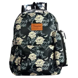 Tinytot Stylish & Trendy Water Resistant Backpack with Pencil Pouch Grey - 17 Inches-picture-13