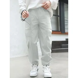 TIOR Boys Relaxed Pleated Cargos Trousers-picture-17