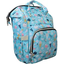 Tip 'n' Top Baby Kids Diaper Bag Backpack for diapers Travelling Diaper Bag for Moms Gift for New born baby (Ice Cream Printed) Insulated Bottle Pockets-picture-11