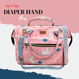 tip 'n' top Premium Baby Diaper Handbag 3-in-1 Carrying Styles with Insulated Bottle Pockets Diaper Handbag Maternity Hospital Bag-picture-12