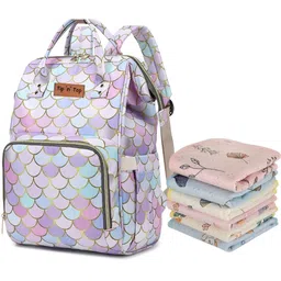 tip 'n' top Premium Diaper Bag with 1 Baby Towel, Waterproof & Travel-Friendly Maternity Bag Diaper Bag Combo-picture-3
