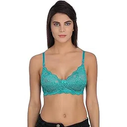 tipsy Women's Non Padded Non Wired Floral Lace Bra-picture-32