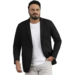 Tiptop Trends Men's Black Blazer | Slim Fit Formal Suit Jacket for Office, Party, Wedding & Business | Stylish Casual Coat for Men-picture-36