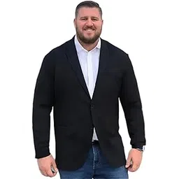 Tiptop Trends Men's Black Blazer | Slim Fit Formal Suit Jacket for Office, Party, Wedding & Business | Stylish Casual Coat for Men-picture-26