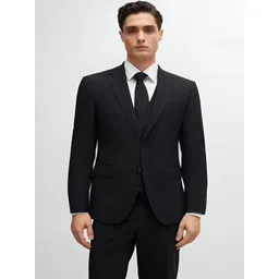 TIPTOP TRENDZ Notched Lapel Collar Single Breasted Cotton Blazer-picture-23