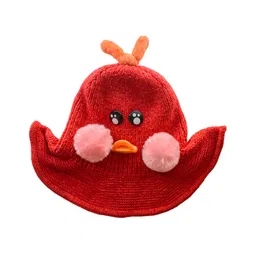 Tipy Tipy Tap Duck Face Detailed Cap - Red-picture-22
