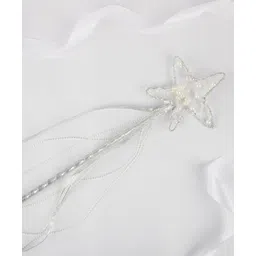 Tipy Tipy Tap Halloween Theme Pearl Detailed Fairy Magic Wand - Silver-picture-13