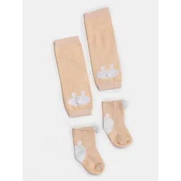 TIPY TIPY TAP Kids Teddy Patterned Ankle-Length Socks With Legwarmer-picture-16