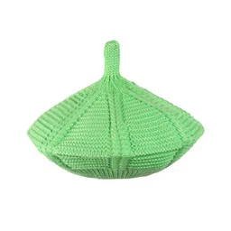 Tipy Tipy Tap Solid Self Designed Beret Hat - Green image 3