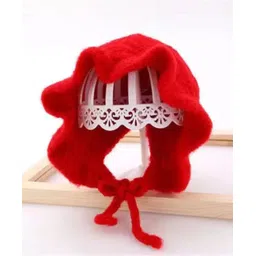Tipy Tipy Tap Solid Winter Bonnet Cap - Red-picture-24