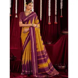 TIRA Silk Blend Handloom Fashion Saree-picture-17