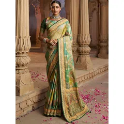 TIRA Woven Design Banarasi Saree with Blouse Piece-picture-17