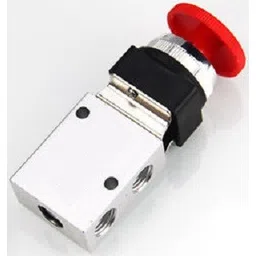 Tirupati JM 06 1/4 inch 3/2 Knob Lock Button Valve-picture-30