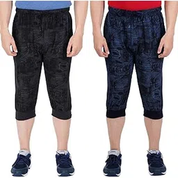 tirupur guidefashion Men's Regular Fit Printed Three Fourth Capri-picture-17