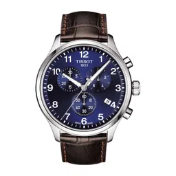 TISSOT Men Navy Blue Chrono XL Classic Swiss Chronograph Watch T1166171604700-picture-33