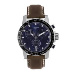 TISSOT Men Navy Blue Supersport Swiss Chronograph Watch T1256171604100-picture-36