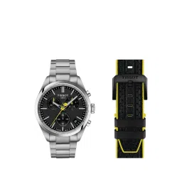 TISSOT T1504171105100 PR 100 Tour de France Chronograph Watch for Men With Interchangeable Strap image 1