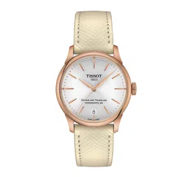 TISSOT Women Dial & Leather Textured Straps Analogue Automatic Motion Powered Watch T1392073603100-picture-22