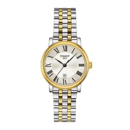 TISSOT Women Silver-Toned Carson Premium Lady Analogue Watch T1222102203300-picture-35