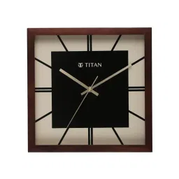 Titan Black & Timber Wooden Wall Clock-picture-25