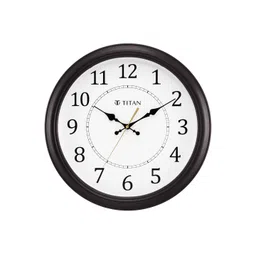 Titan Brown & White Contemporary Wall Clock-picture-23