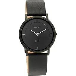 titan Edge Black Dial Quartz Leather Strap Analog Watch for Men-NS1595NL04/NT1595NL04-picture-56